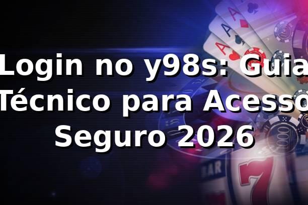 Login no y98s: Guia Técnico para Acesso Seguro 2026 🛡️